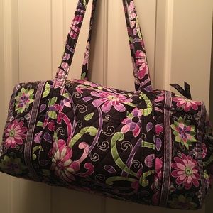 Vera Bradley Purple lunch small duffel bag VGUC